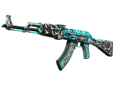 StatTrak™ AK-47 | Frontside Misty (Well-Worn)