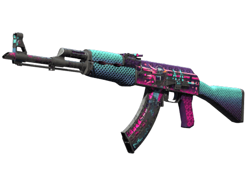 StatTrak™ AK-47 | Neon Rider (Battle-Scarred)