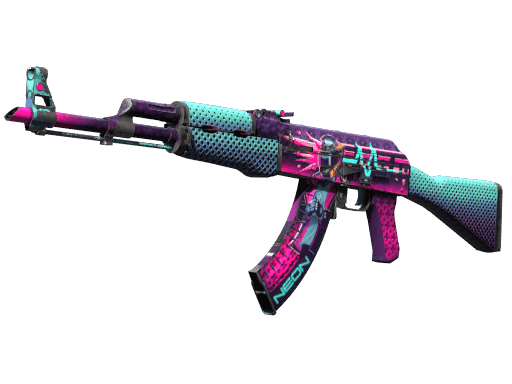 AK-47 | Neon Rider (Well-Worn)