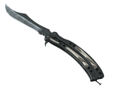 ★ Butterfly Knife | Black Laminate (Minimal Wear)
