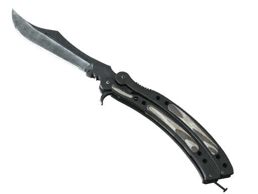 ★ StatTrak™ Butterfly Knife | Black Laminate (Minimal Wear)