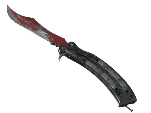 ★ Butterfly Knife | Crimson Web (Battle-Scarred)