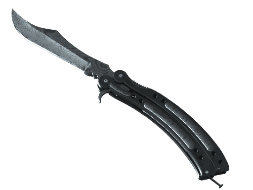 ★ Butterfly Knife | Damascus Steel (Well-Worn)