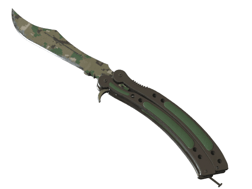 ★ StatTrak™ Butterfly Knife | Forest DDPAT (Well-Worn)