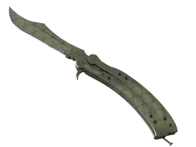 ★ StatTrak™ Butterfly Knife | Safari Mesh (Well-Worn)