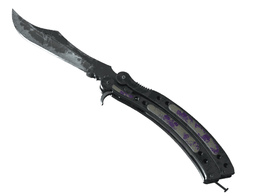 ★ Butterfly Knife | Ultraviolet (Battle-Scarred)