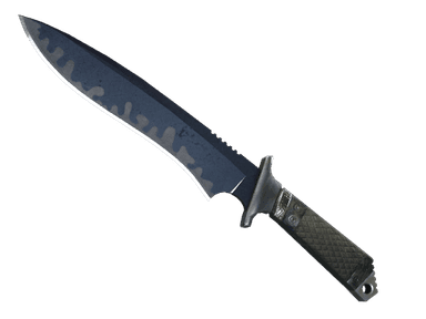 ★ StatTrak™ Classic Knife | Blue Steel (Battle-Scarred)