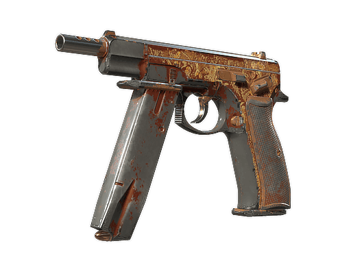 CZ75-Auto | Honey Paisley (Battle-Scarred)