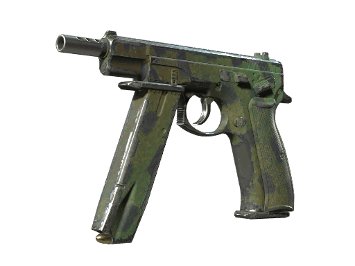 CZ75-Auto | Jungle Dashed (Well-Worn)
