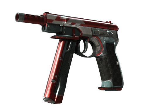 CZ75-Auto | Red Astor (Minimal Wear)