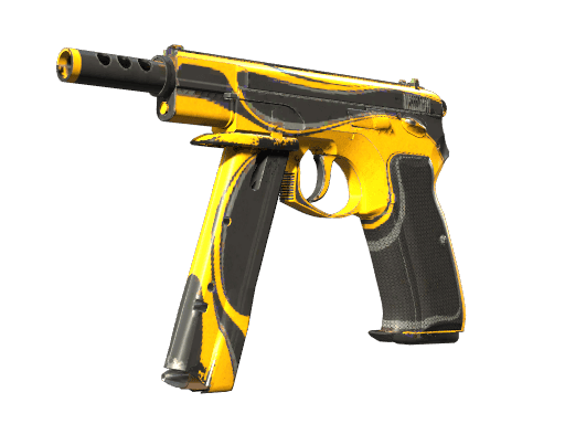 CZ75-Auto | Yellow Jacket (Well-Worn)