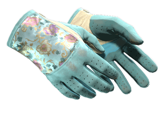 ★ Driver Gloves | Brocade Flowers (Well-Worn)
