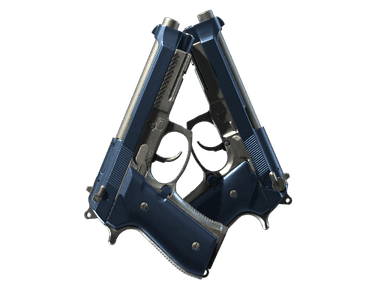 Souvenir Dual Berettas | Anodized Navy (Minimal Wear)