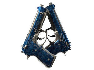 Souvenir Dual Berettas | Cobalt Quartz (Field-Tested)