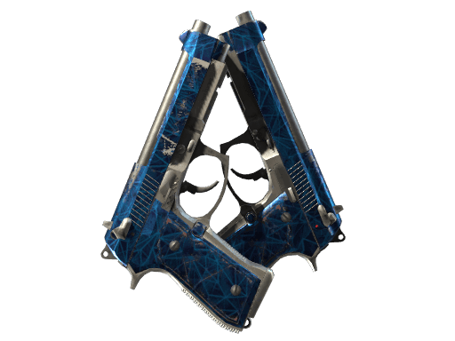 Dual Berettas | Cobalt Quartz (Field-Tested)