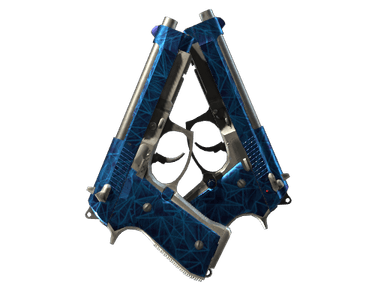 Souvenir Dual Berettas | Cobalt Quartz (Minimal Wear)