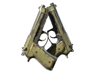 Souvenir Dual Berettas | Colony (Battle-Scarred)