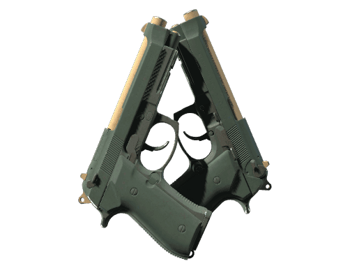 Dual Berettas | Contractor (Well-Worn)