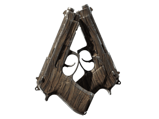 Dual Berettas | Drift Wood (Field-Tested)