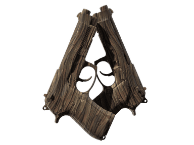 Dual Berettas | Drift Wood (Minimal Wear)