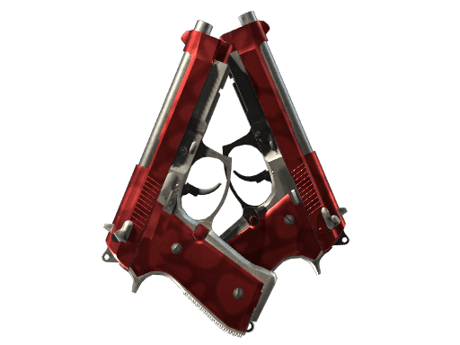 StatTrak™ Dual Berettas | Hemoglobin (Factory New)