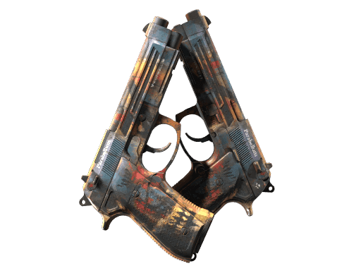 StatTrak™ Dual Berettas | Hideout (Factory New)