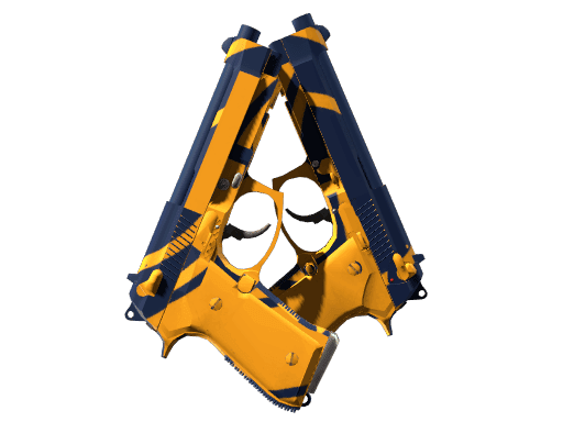 StatTrak™ Dual Berettas | Marina (Factory New)