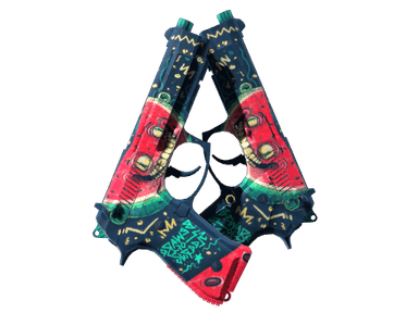 StatTrak™ Dual Berettas | Melondrama (Minimal Wear)
