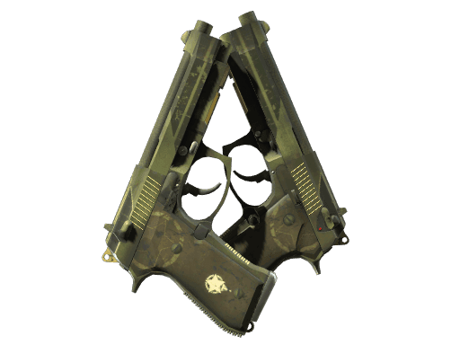 StatTrak™ Dual Berettas | Retribution (Minimal Wear)