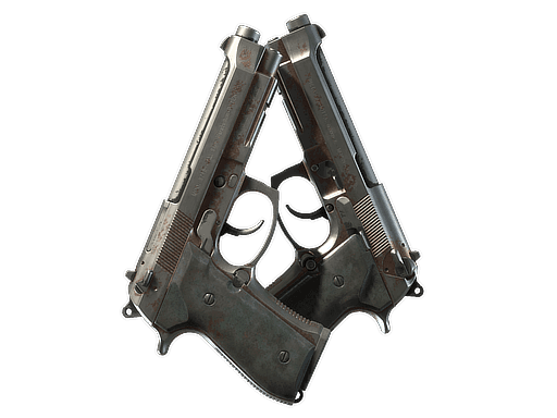 Dual Berettas | Rose Nacre (Battle-Scarred)