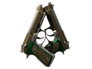 StatTrak™ Dual Berettas | Royal Consorts (Battle-Scarred)