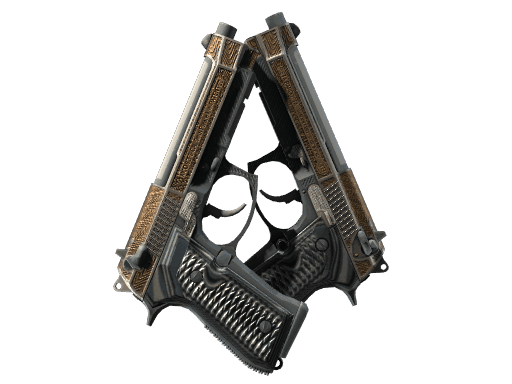 StatTrak™ Dual Berettas | Tread (Factory New)