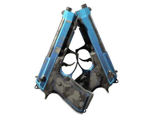 Dual Berettas | Urban Shock (Well-Worn)