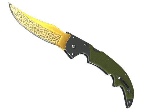 ★ Falchion Knife | Lore (Well-Worn)