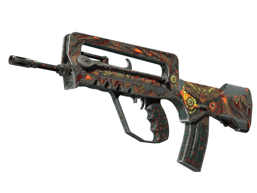 FAMAS | Eye of Athena (Battle-Scarred)