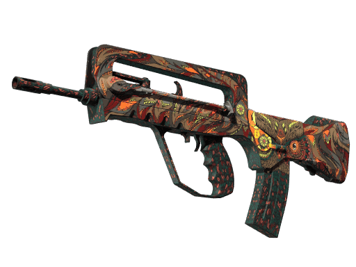 StatTrak™ FAMAS | Eye of Athena (Minimal Wear)