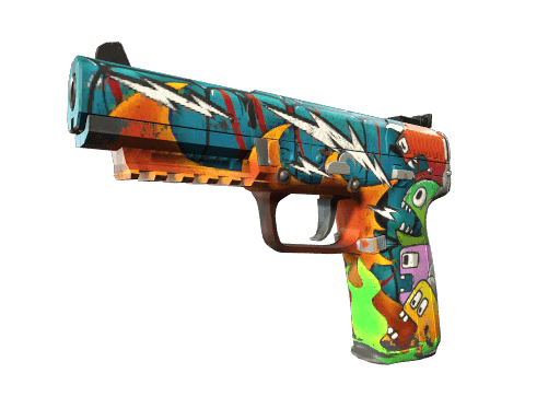 StatTrak™ Five-SeveN | Angry Mob (Well-Worn)