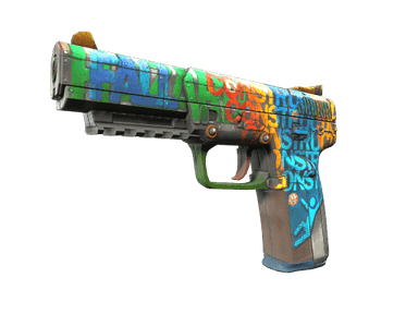 Souvenir Five-SeveN | Fall Hazard (Minimal Wear)