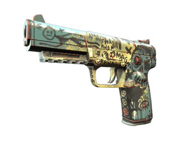 StatTrak™ Five-SeveN | Scrawl (Minimal Wear)