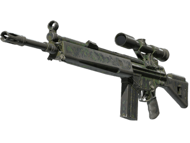 Souvenir G3SG1 | Jungle Dashed (Battle-Scarred)