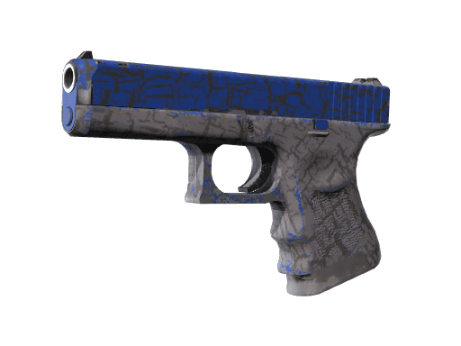 StatTrak™ Glock-18 | Blue Fissure (Field-Tested)