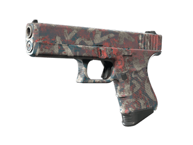 Glock-18 | Teal Graf (Well-Worn)