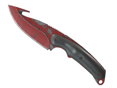 ★ StatTrak™ Gut Knife | Crimson Web (Well-Worn)