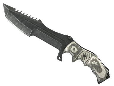 ★ StatTrak™ Huntsman Knife | Black Laminate (Field-Tested)