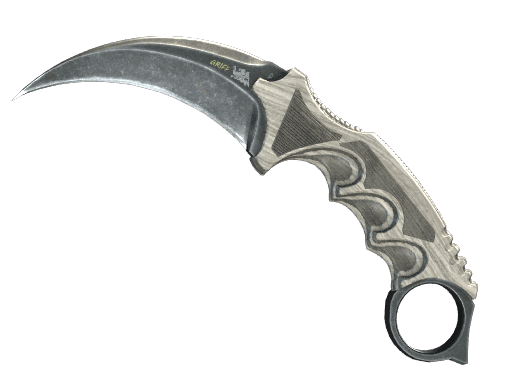 ★ StatTrak™ Karambit | Black Laminate (Minimal Wear)
