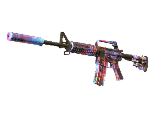 M4A1-S | Glitched Paint (Minimal Wear)