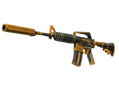StatTrak™ M4A1-S | Golden Coil (Battle-Scarred)