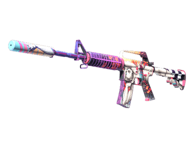 StatTrak™ M4A1-S | Vaporwave (Battle-Scarred)