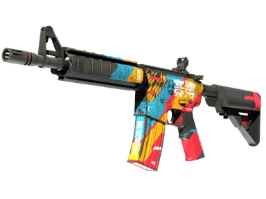 StatTrak™ M4A4 | Cyber Security (Well-Worn)