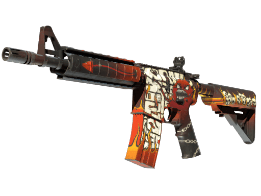 StatTrak™ M4A4 | Hellfire (Factory New)